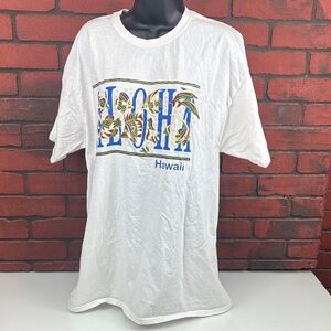 Fruit of the Loom Aloha T-Shirt Men's‎ XL – Vintage Hawaiian Graphic Tee